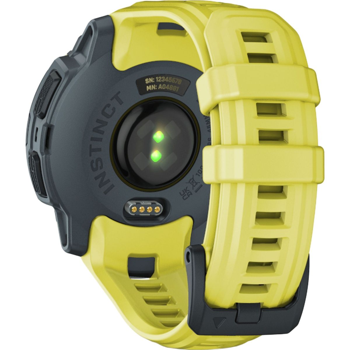 Смарт-годинник Garmin Instinct E 45mm Electric Lime with Electric Lime Band (010-02933-01)