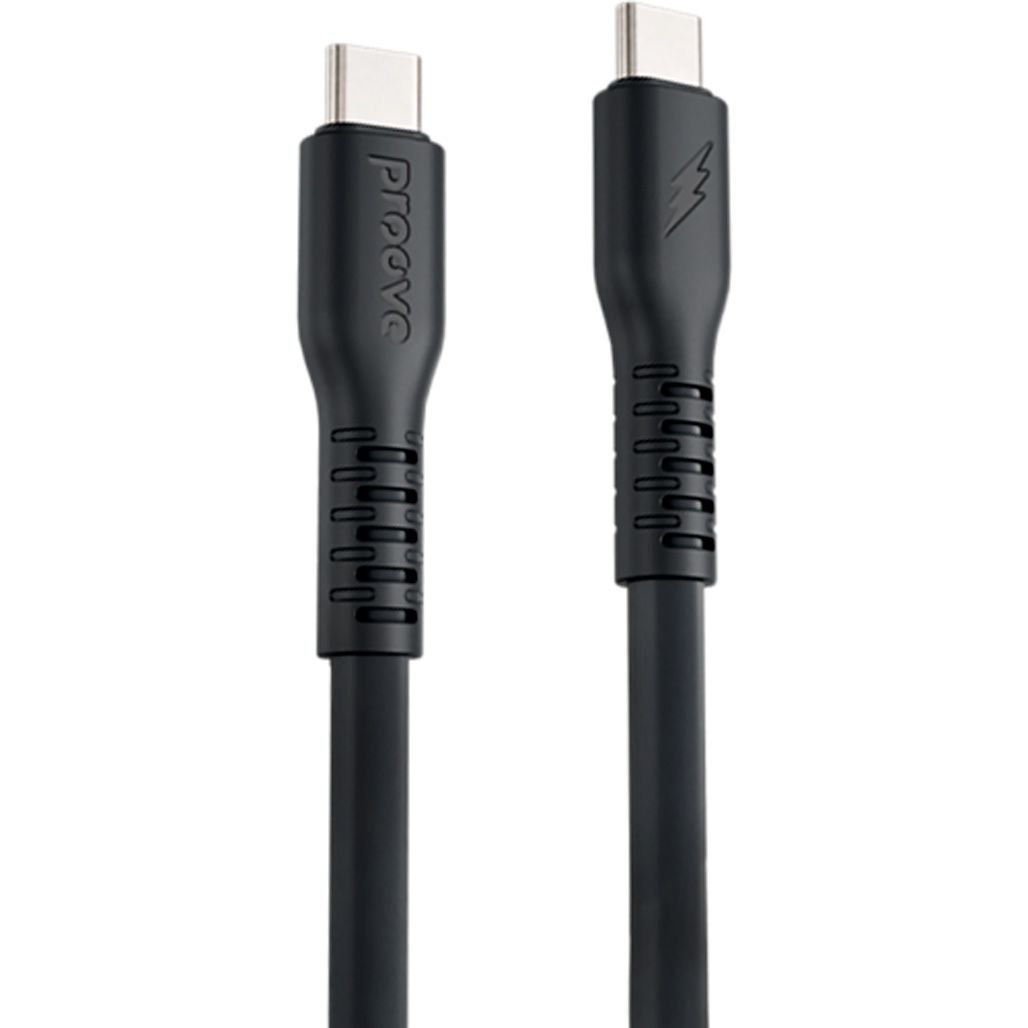 

Кабель Proove Eternal USB-C to USB-C 60W 2m Black