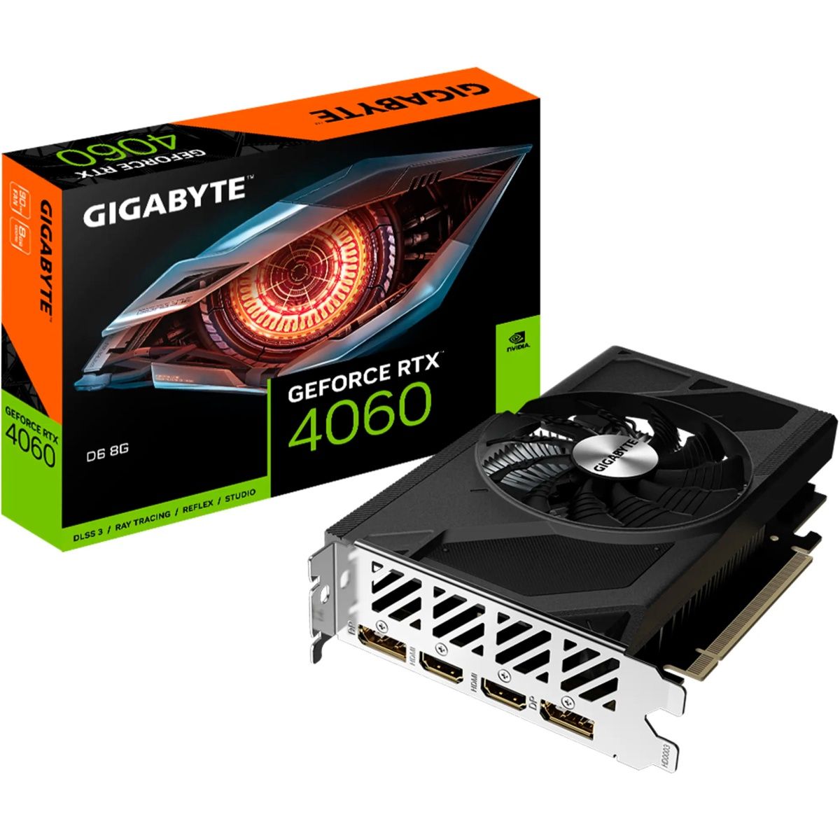 

Відеокарта Gigabyte GeForce RTX 4060 D6 8G (GV-N4060D6-8GD) UA