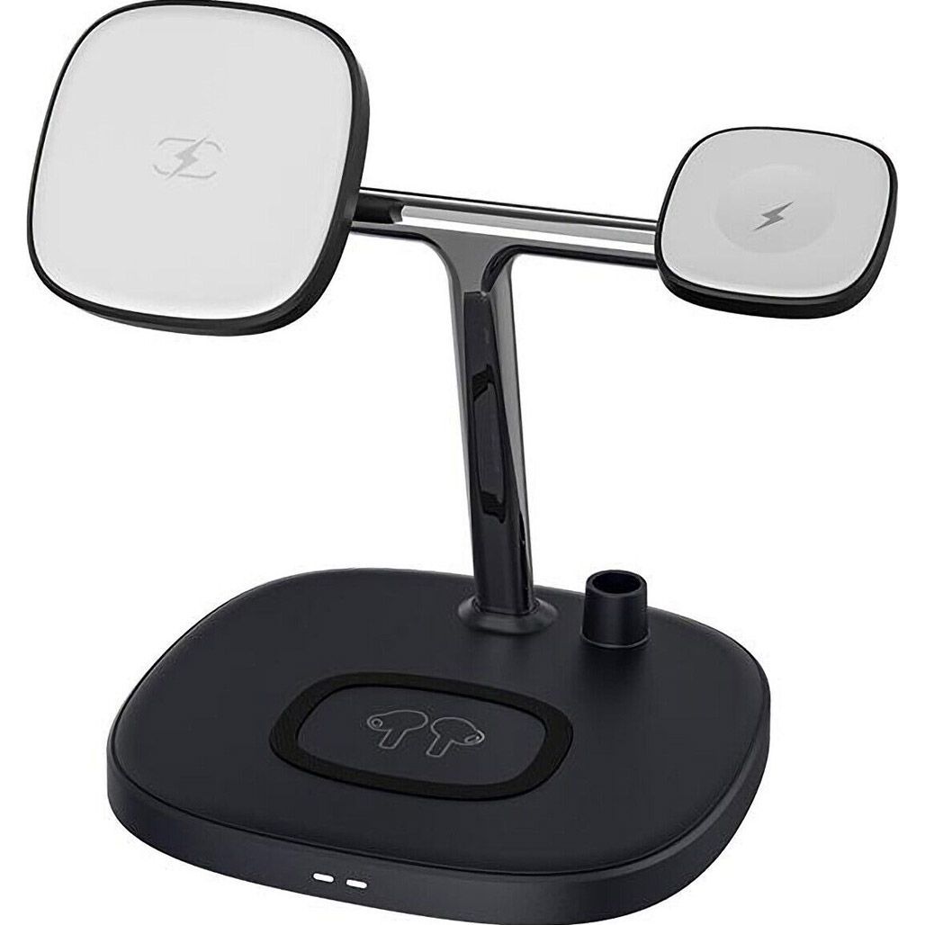 

Беспроводное зарядное устройство Choetech Magnetic Wireless Charger 4-in-1 Black (T583-F)