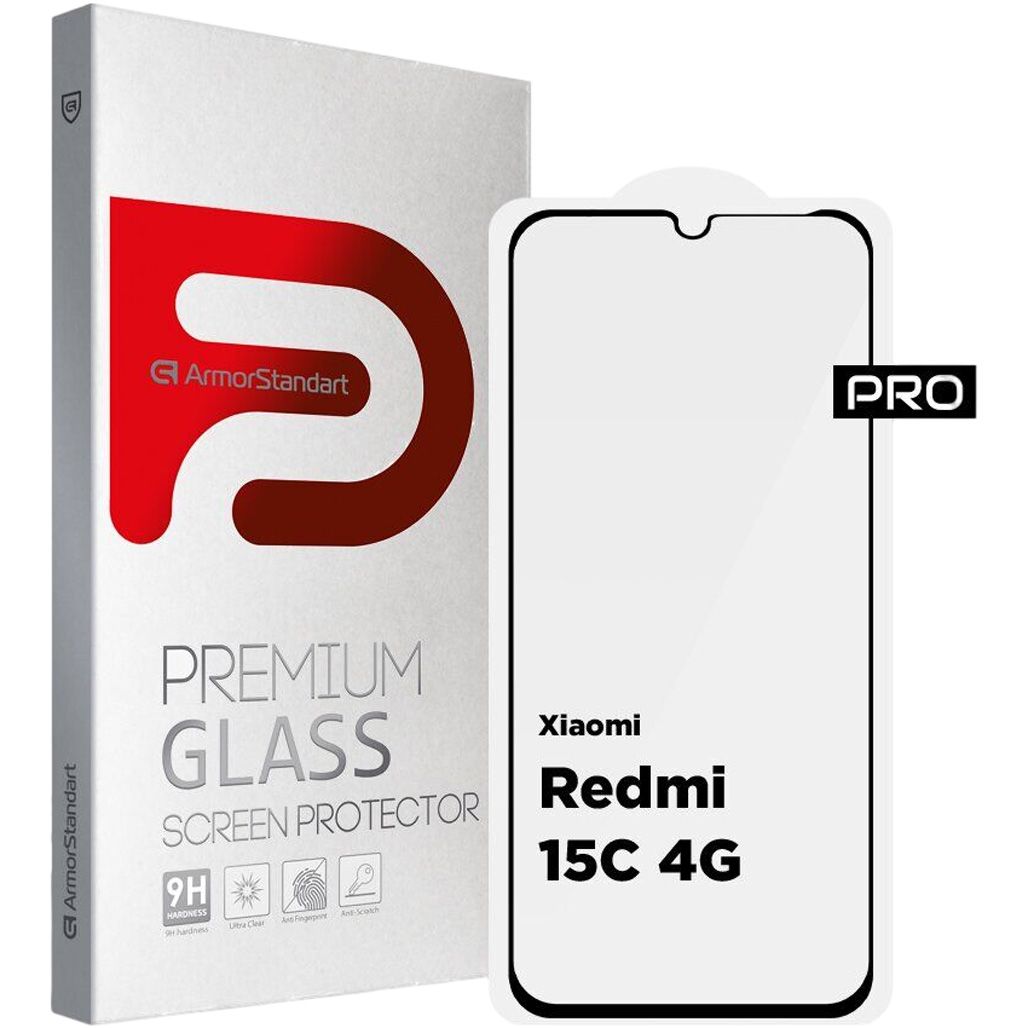 

Защитное стекло ArmorStandart Icon Glass для Xiaomi Redmi 15C 4G Black (ARM85413)