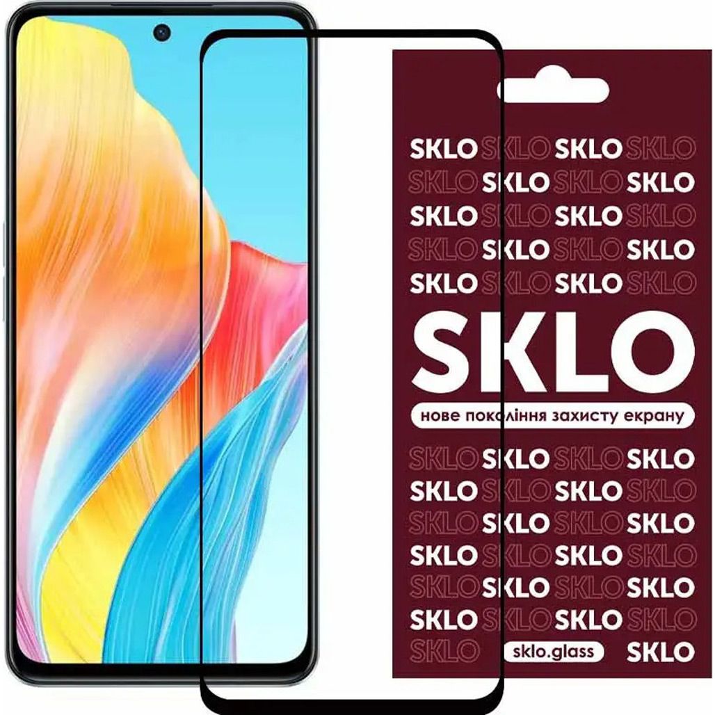 

Захисне скло Sklo Full Glue 3D Tempered Glass для Oppo Reno 8 Pro Black