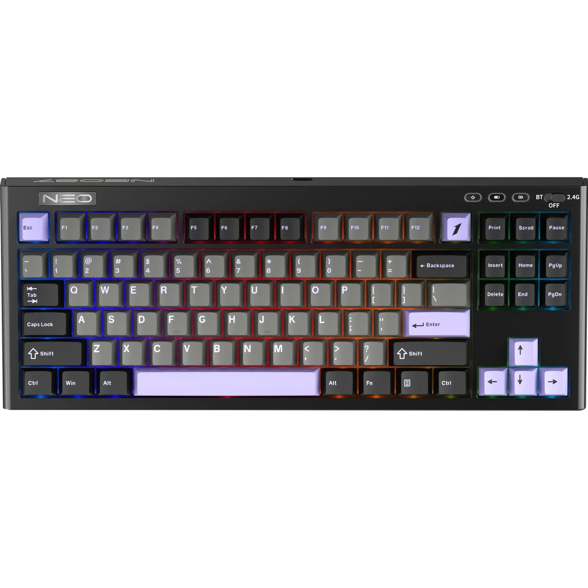

Клавиатура 1stPlayer NEO87 Wireless Midnight Violet (NEO87-MV-TLD)