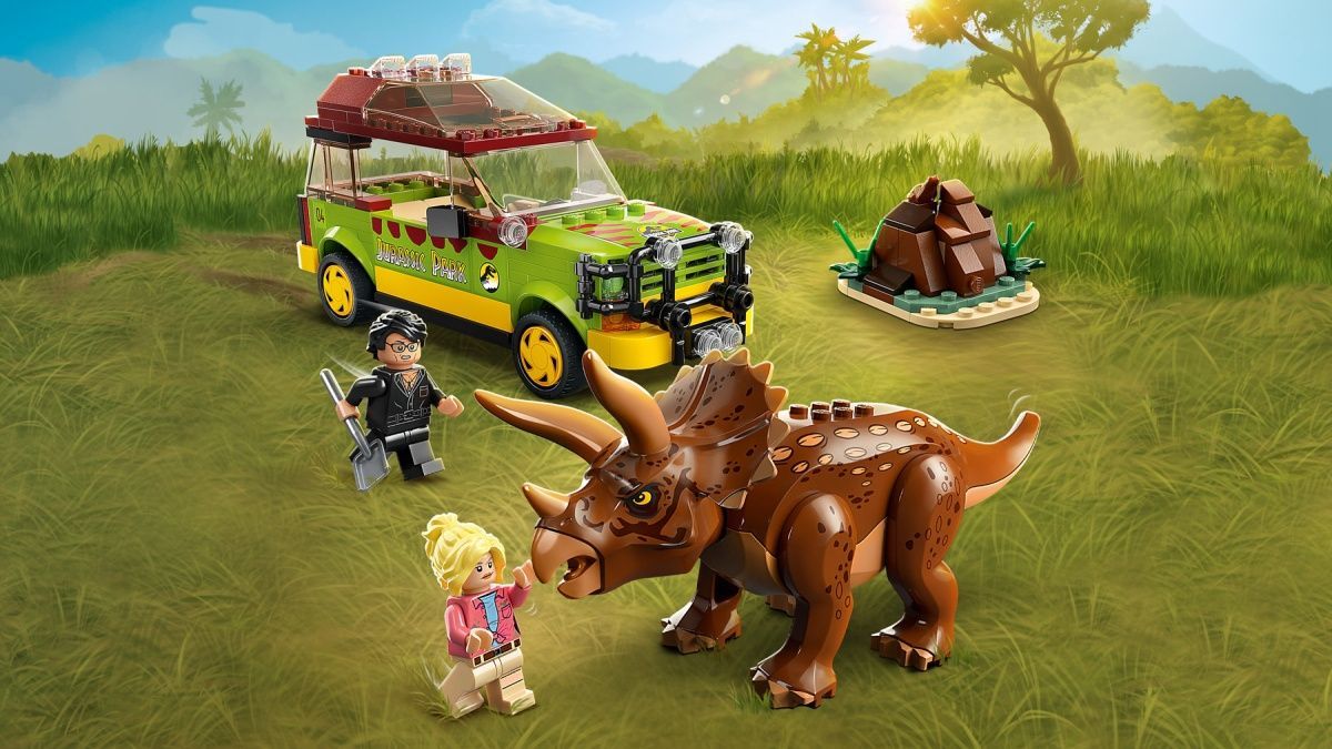Конструктор LEGO Jurassic World Дослідження трицератопсів (76959)