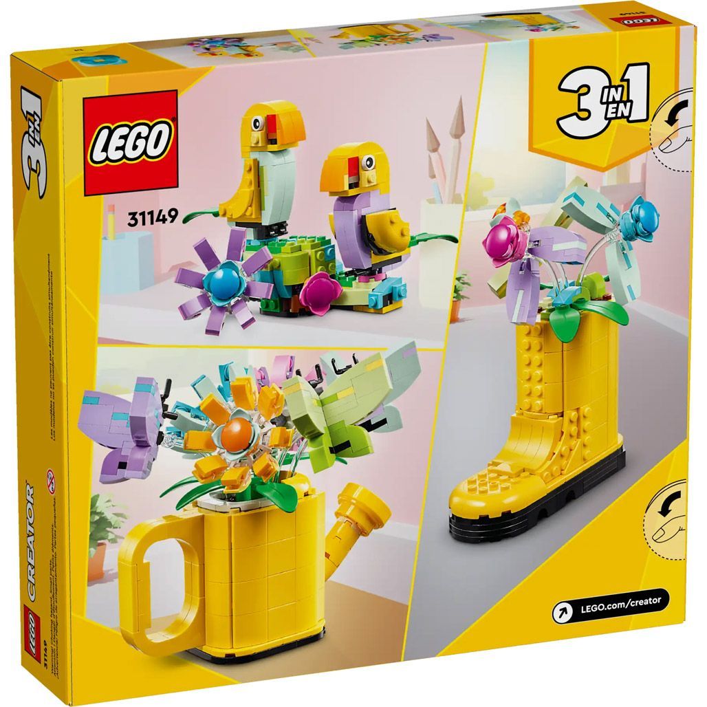 Конструктор LEGO Creator Квіти у лійці (31149)