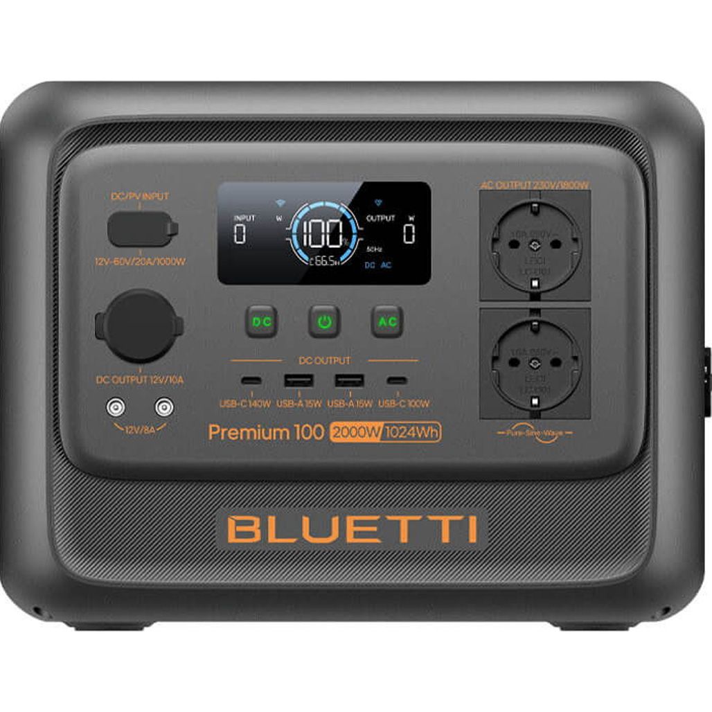 

Зарядна станція Bluetti Premium 100 V2 2000W