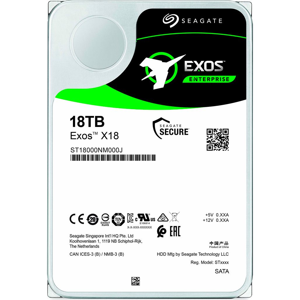 

Жорсткий диск 3.5" Seagate Exos X18 18TB SATA 256MB (ST18000NM000J)