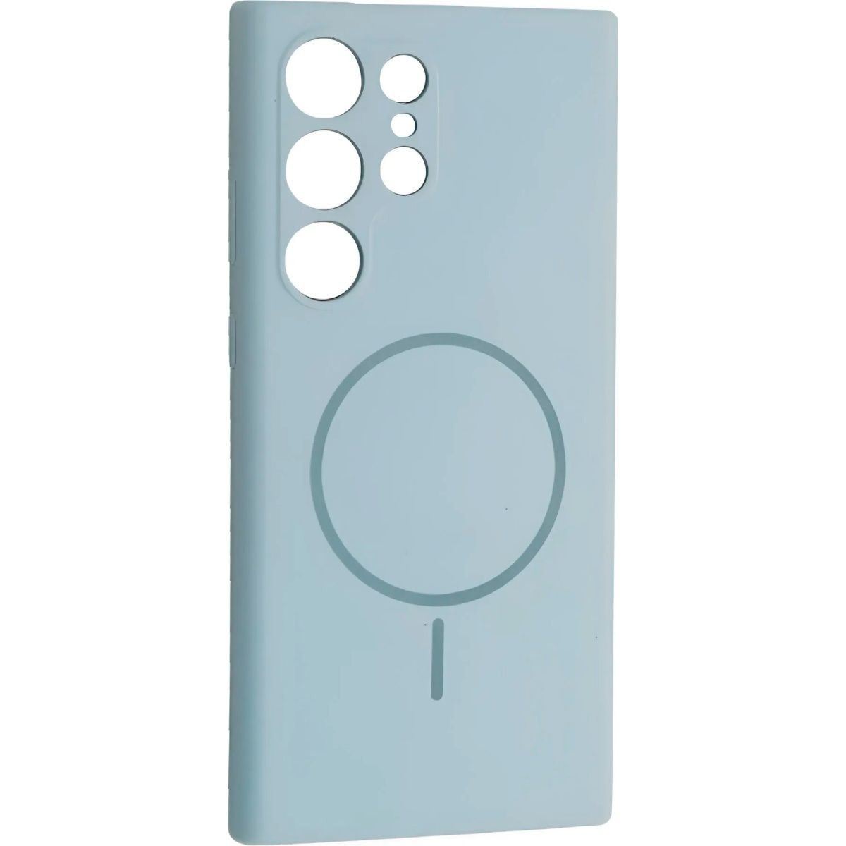 Чехол DK Luxury Silicone Case with MagSafe для Samsung Galaxy S23 Ultra Lilac Cream