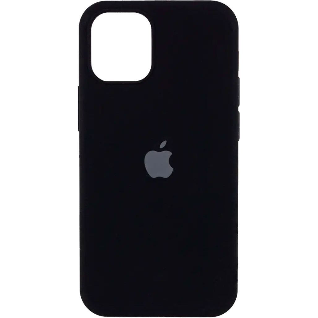 Чехол Silicone Case для Apple iPhone 14 Pro (Black) AA