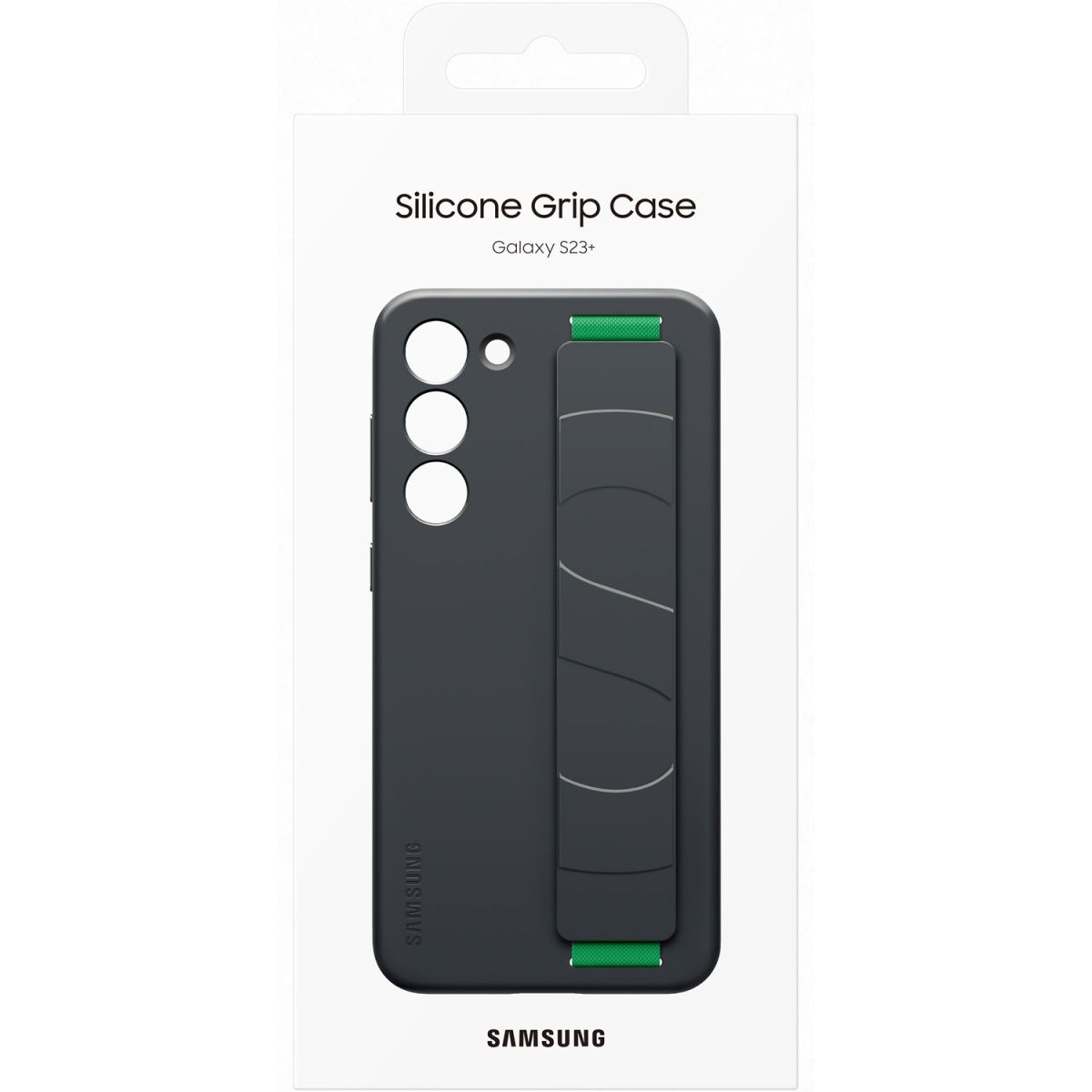 Чохол Samsung Silicone Grip Case для Samsung Galaxy S23 Plus Black (EF-GS916TBEGRU)