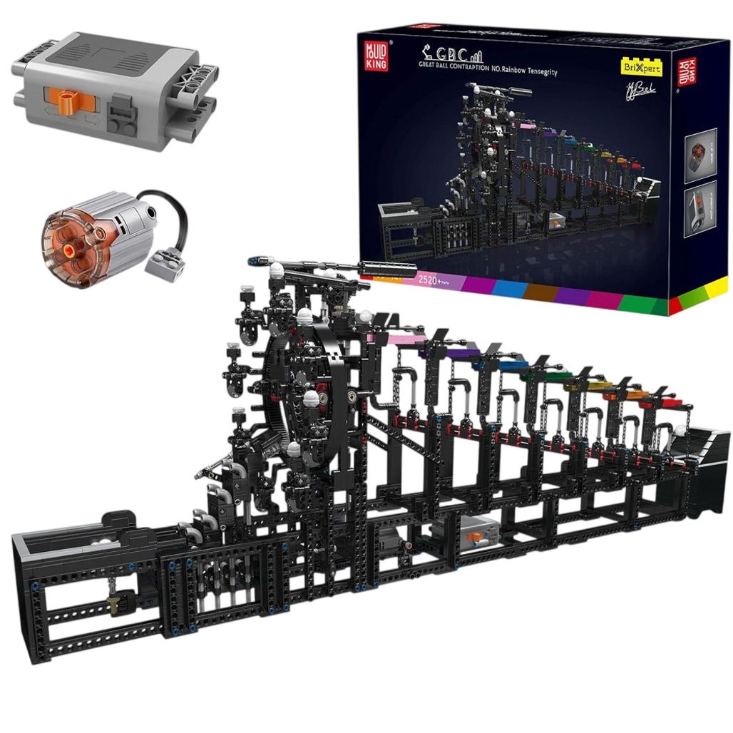 

Конструктор Mould King Лабиринт с шариками GBC Rainbow Tensegrity (26006)