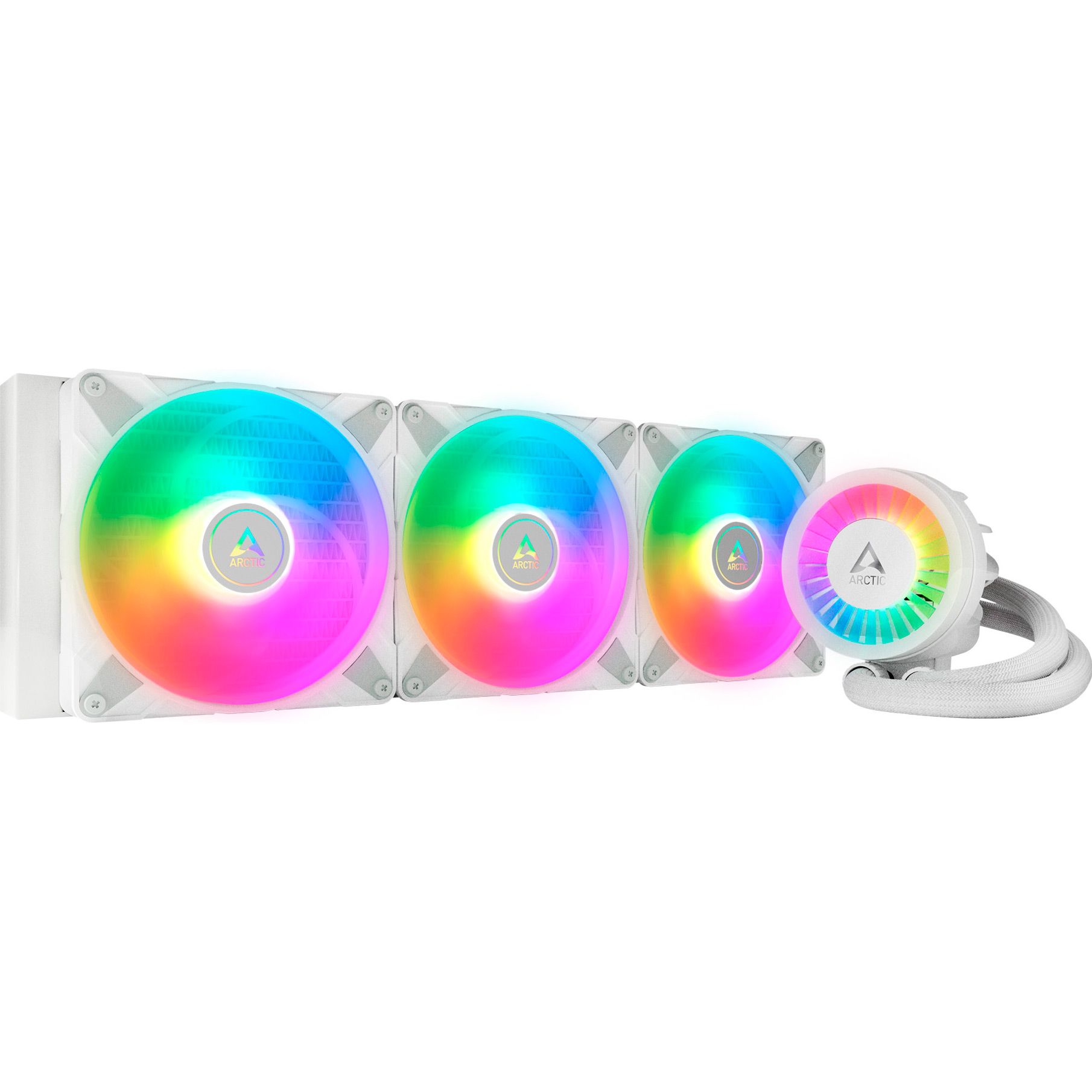

Система водяного охолодження Arctic Liquid Freezer III 420 A-RGB White (ACFRE00153A)