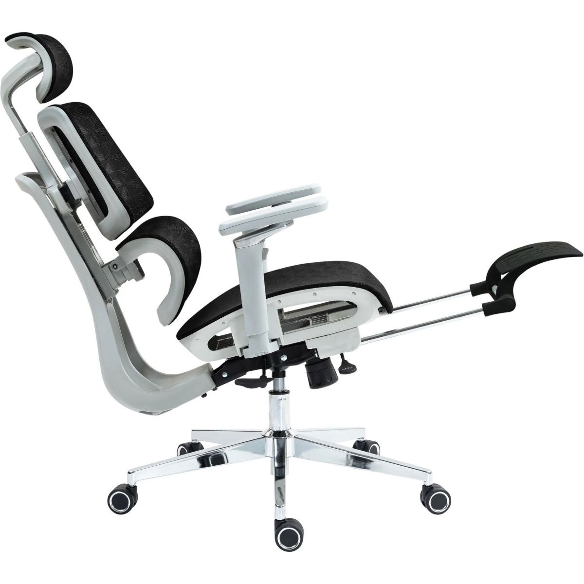 Офісне крісло GT Racer B-2450 White/Black