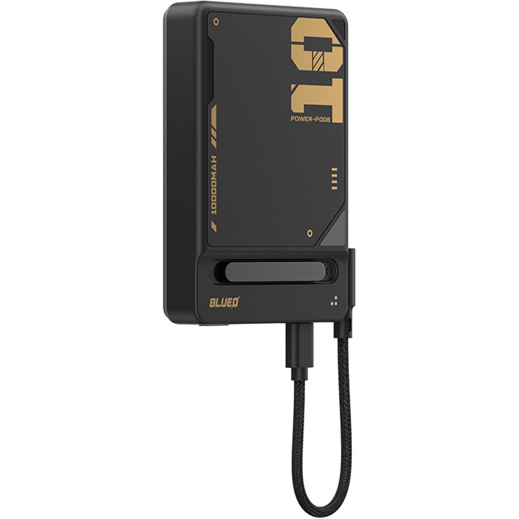 

Зовнішній акумулятор Blueo MF Stand Magnetic Wireless Power Bank 10000mAh 20W Black