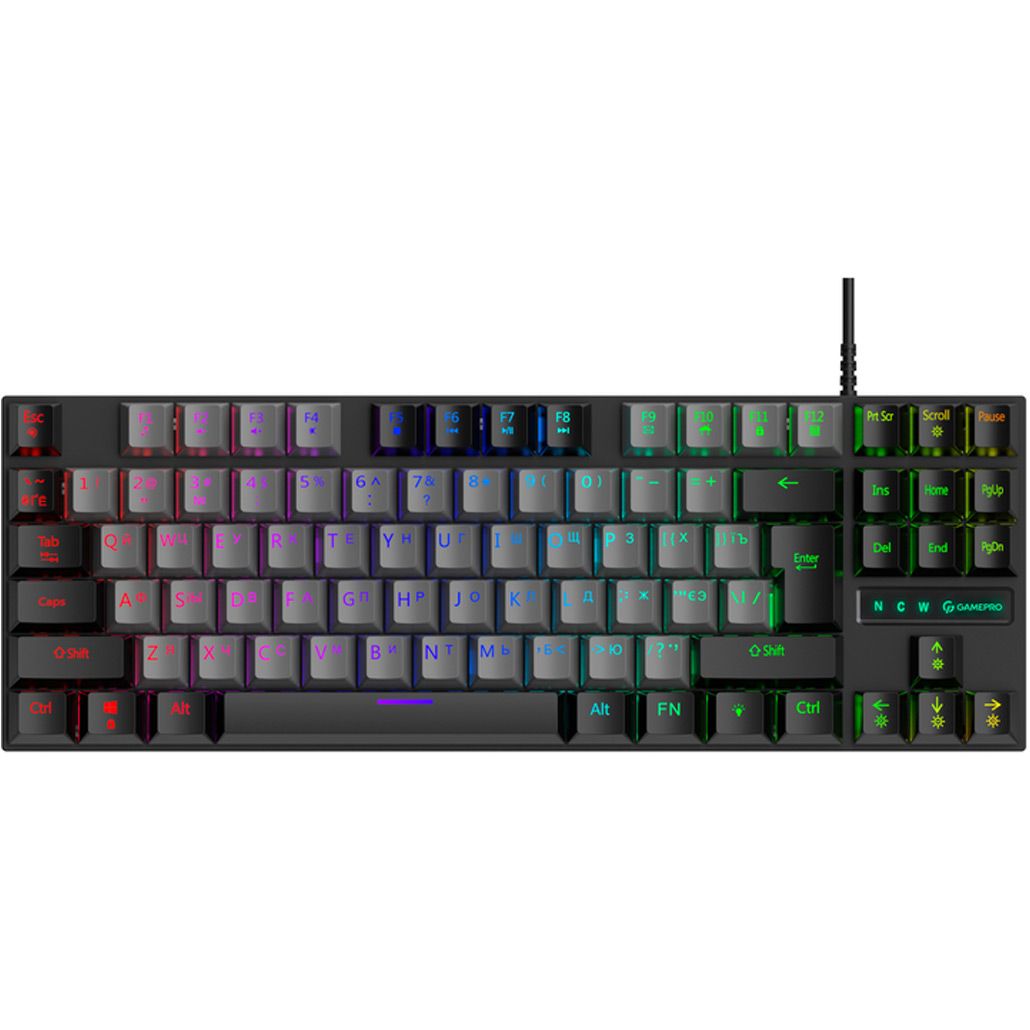 

Клавиатура GamePro MK100B Blue Switch LED USB Black (MK100B)