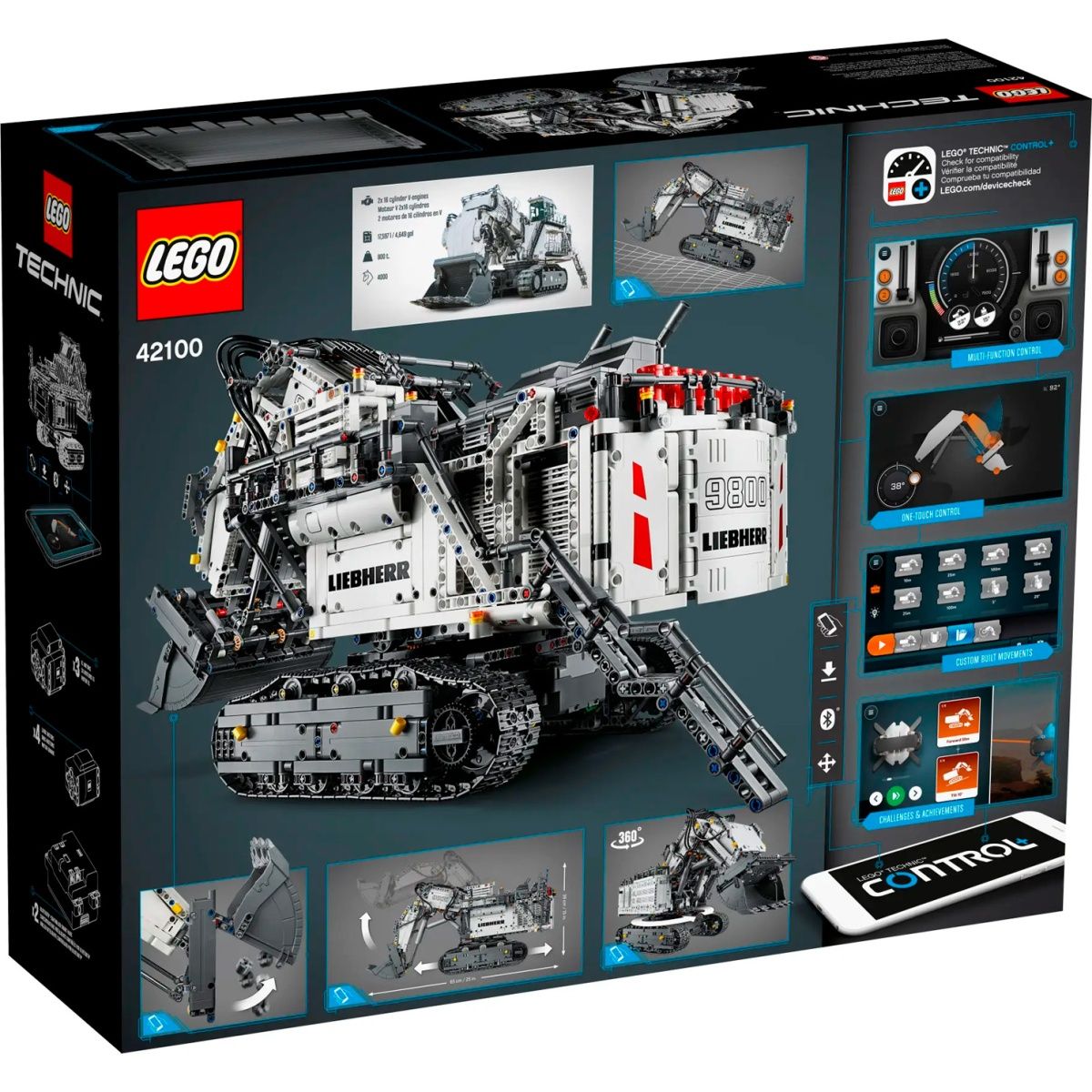 Конструктор LEGO Technic Екскаватор Liebherr R 9800 (42100)