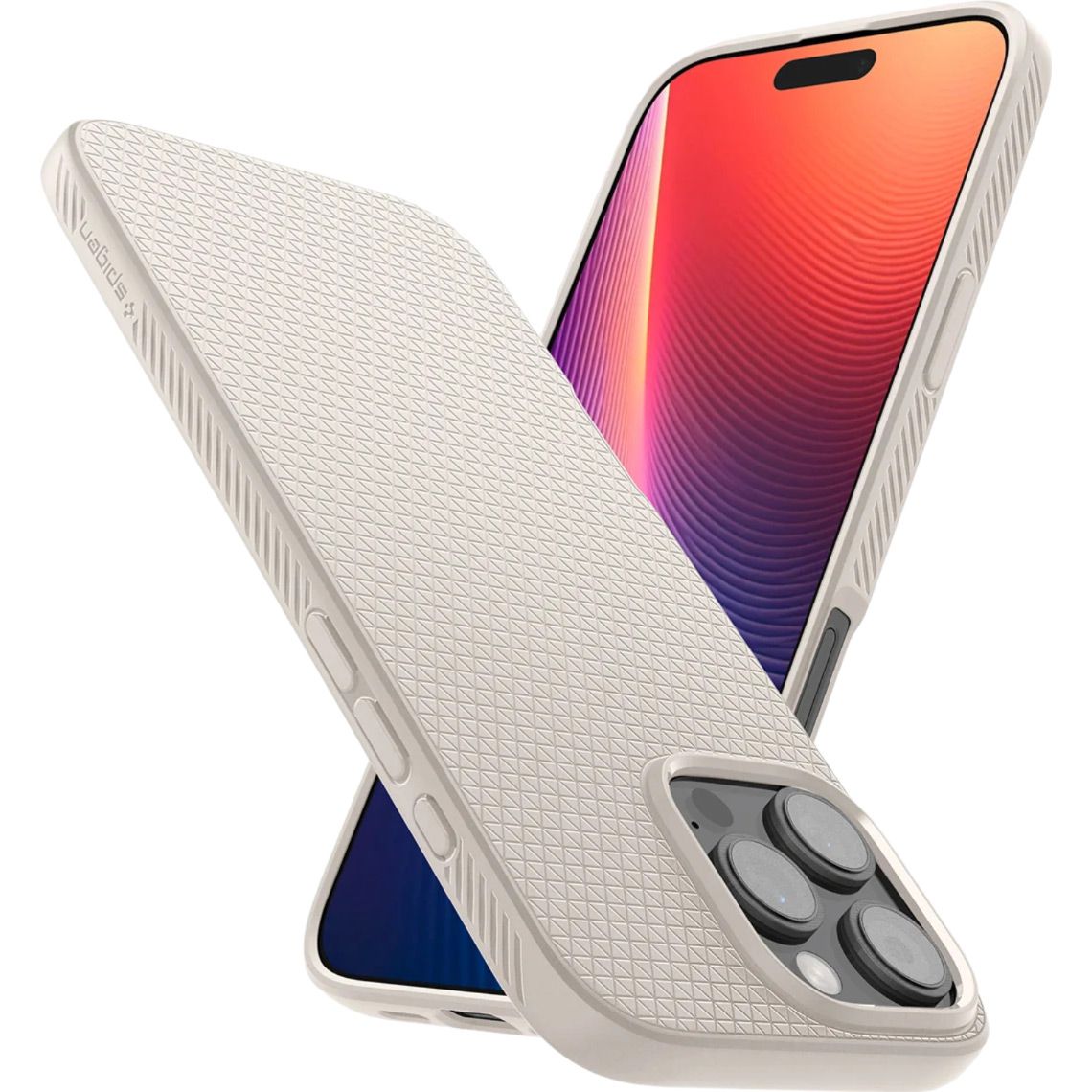 Чохол Spigen Liquid Air Case для Apple iPhone 16 Pro Max Natural Titanium (ACS07991)