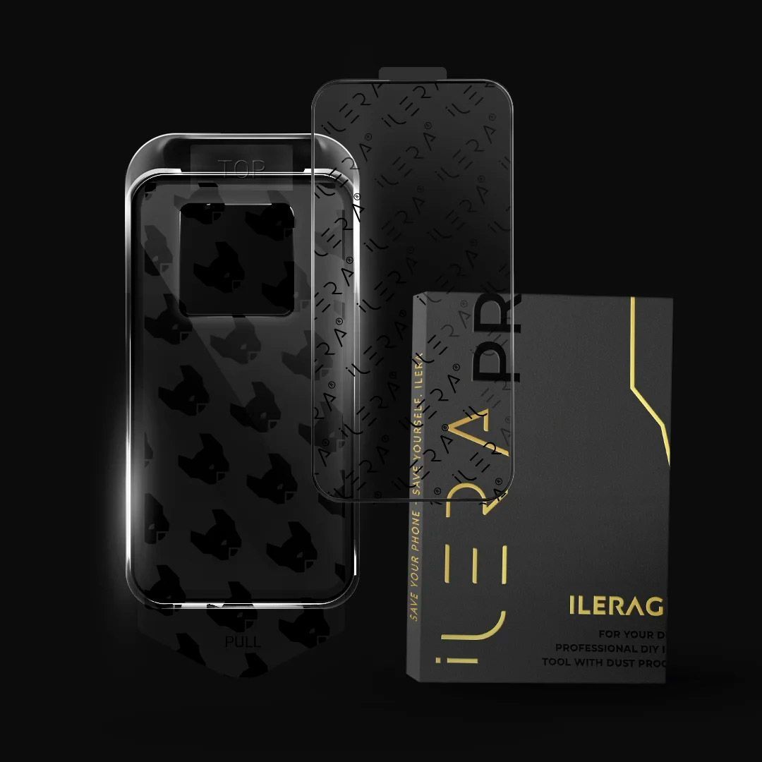 Захисне скло iLera Pro Instalation Tool with Deluxe Full Cover для Apple iPhone 14 Plus/13 Pro Max (iLFCDL14Pl) 