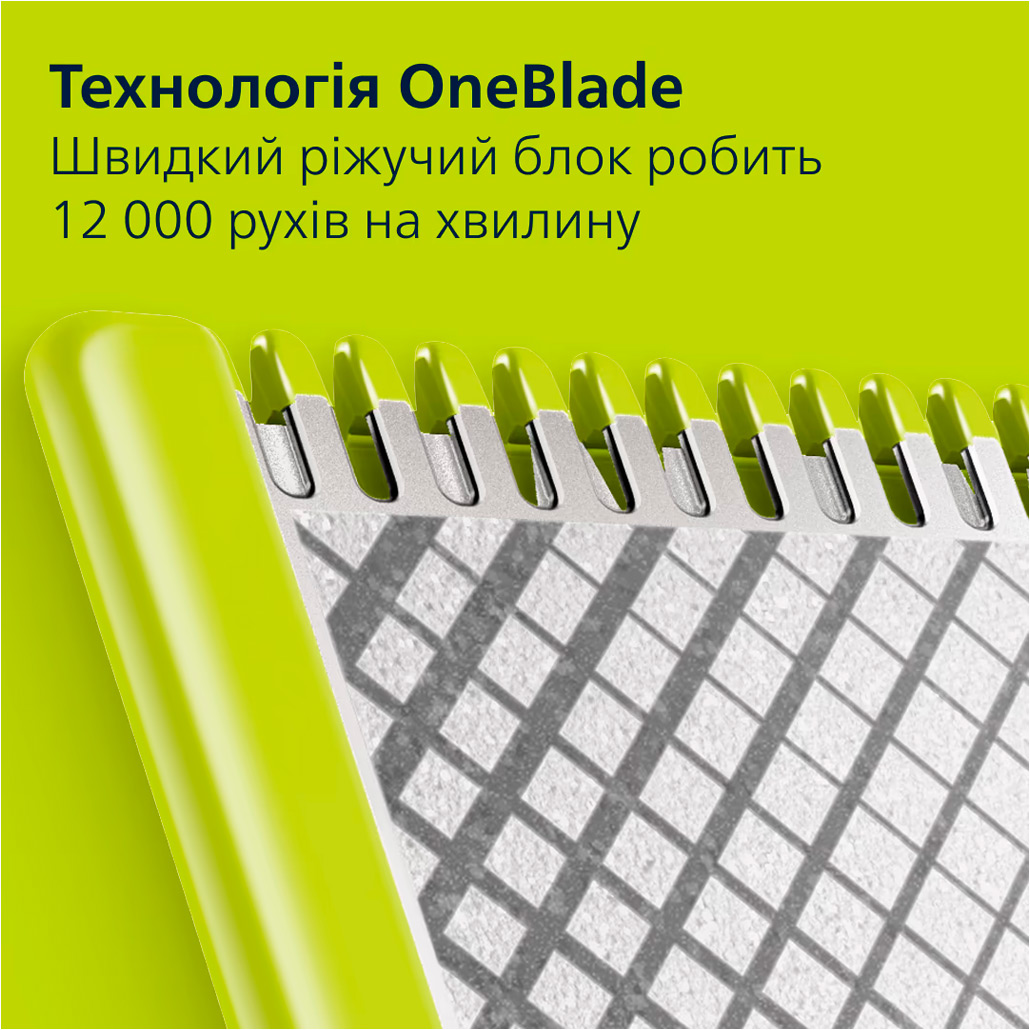 Тример для бороди та вусів Philips OneBlade Pro 360 QP6552/15 