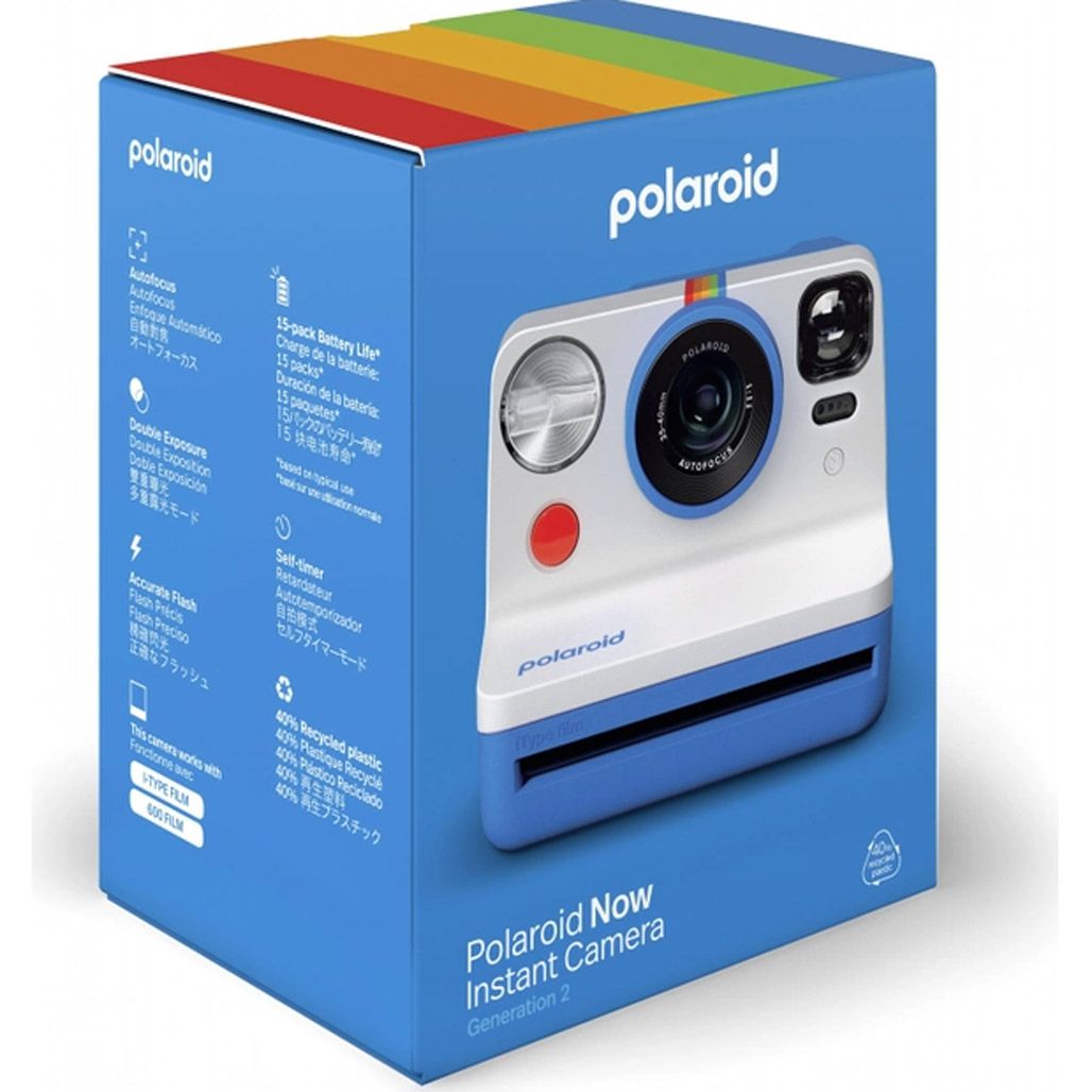 Фотокамера моментального друку Polaroid Now Gen 2 Blue