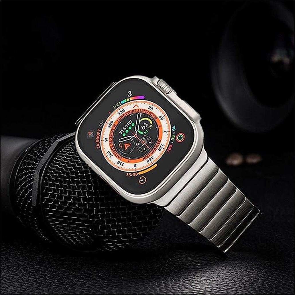 Ремінець DK Stainless Steel для Apple Watch 49/46/45/44/42mm Silver