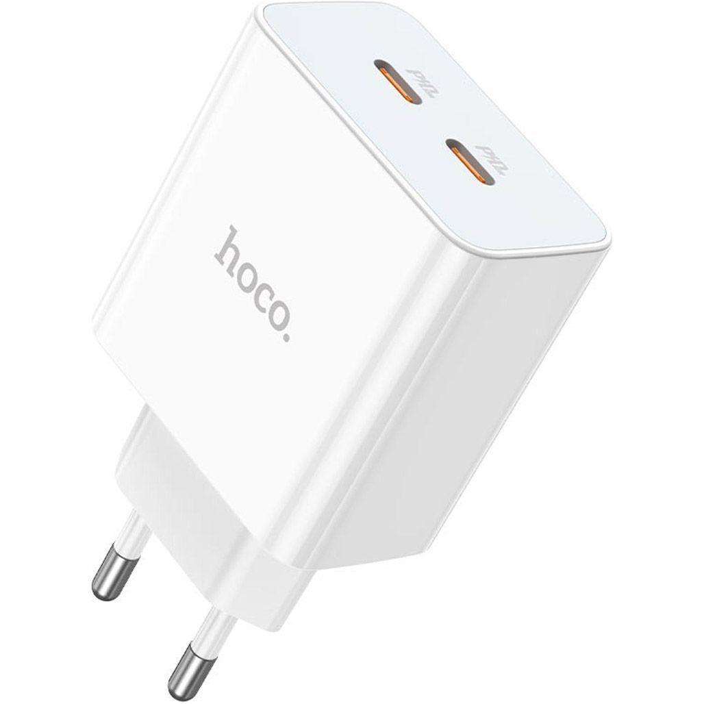 

Сетевое зарядное устройство Hoco C108A Leader 35W White (784438)