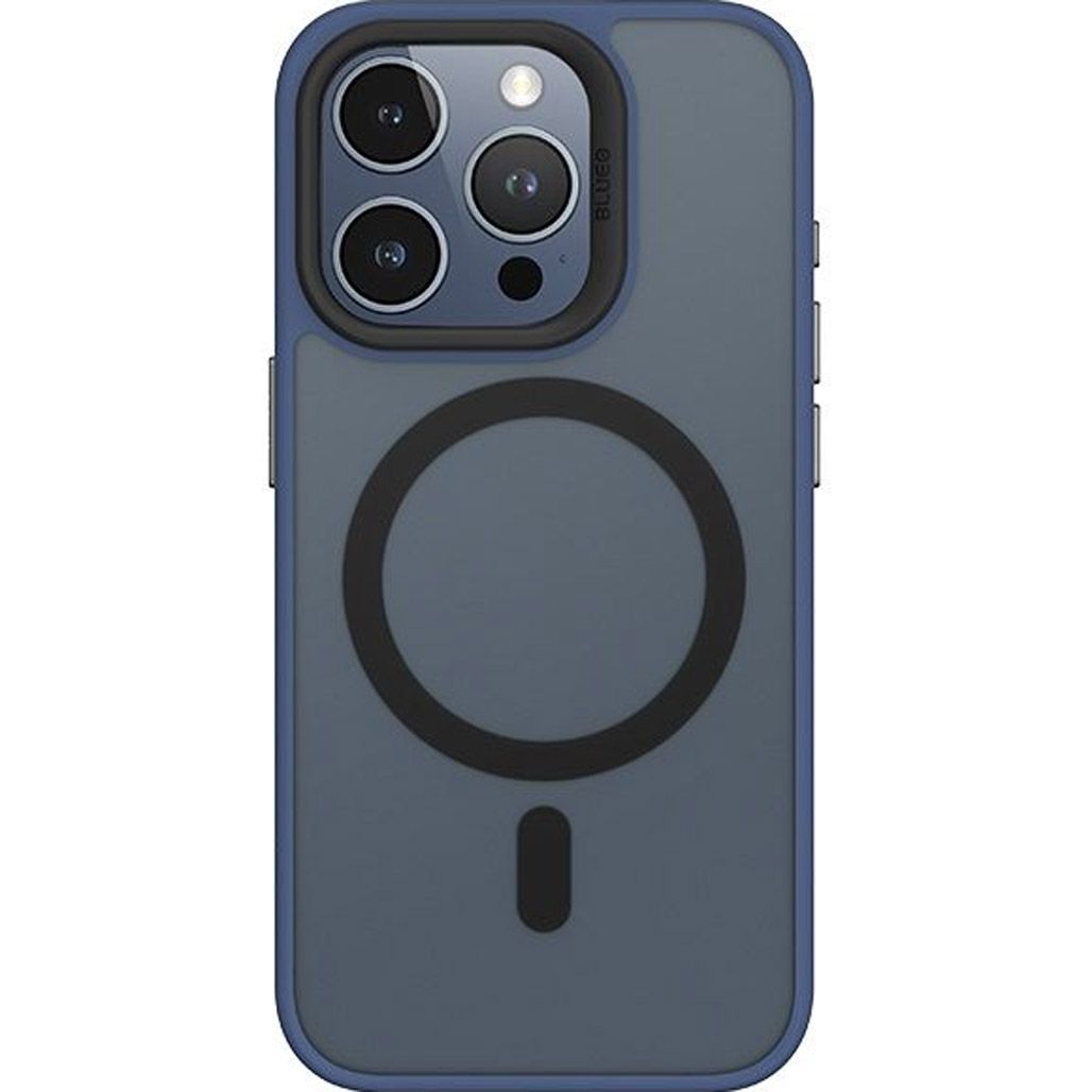 

Чехол Blueo Frosted Anti-Drop with MagSafe для Apple iPhone 15 Pro Max Dark Blue (BK5934-I15PMDB)