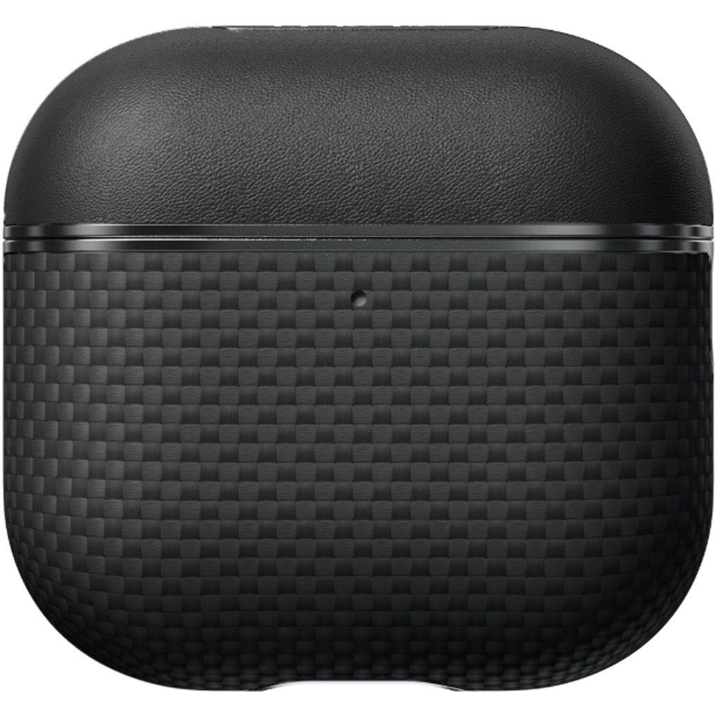 Чехол Pitaka Aramid Fiber Magnetic Case для Apple AirPods 4 Black/Gray (APM2404)