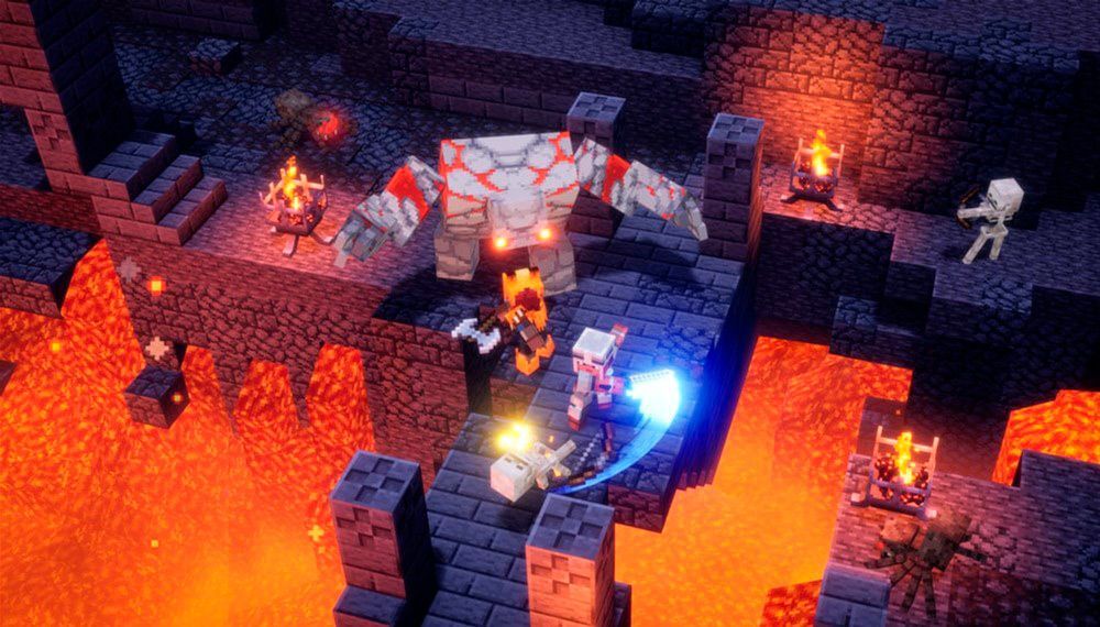 Гра Minecraft Dungeons Ultimate Edition для Nintendo Switch (EN + RU sub) (45496429096) 
