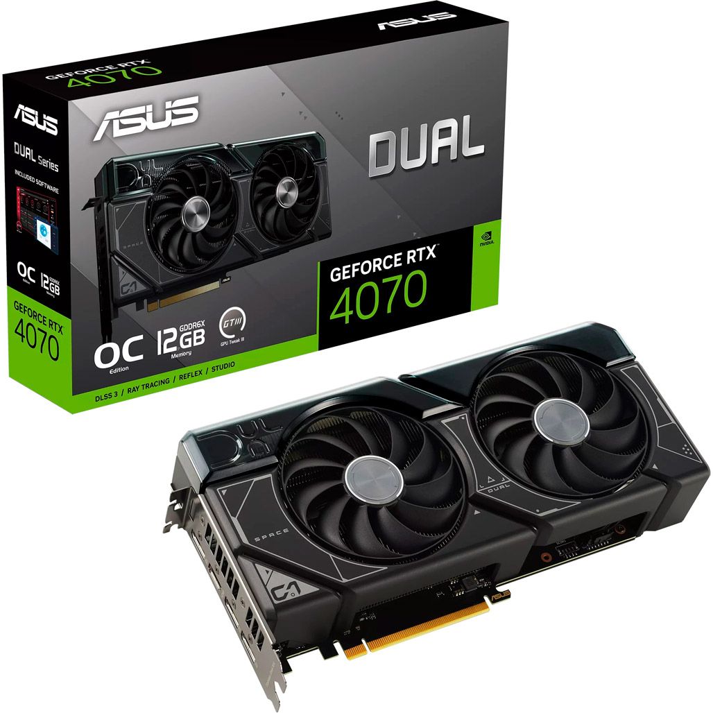 

Відеокарта Asus Dual GeForce RTX 4070 OC Edition 12GB GDDR6X (DUAL-RTX4070-O12G)