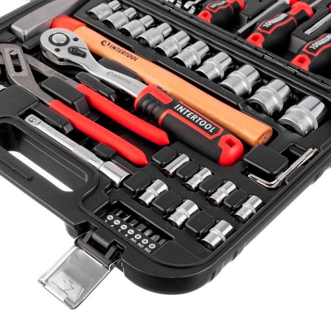 Набор инструментов Intertool Storm ET-8056 56шт [88333] 