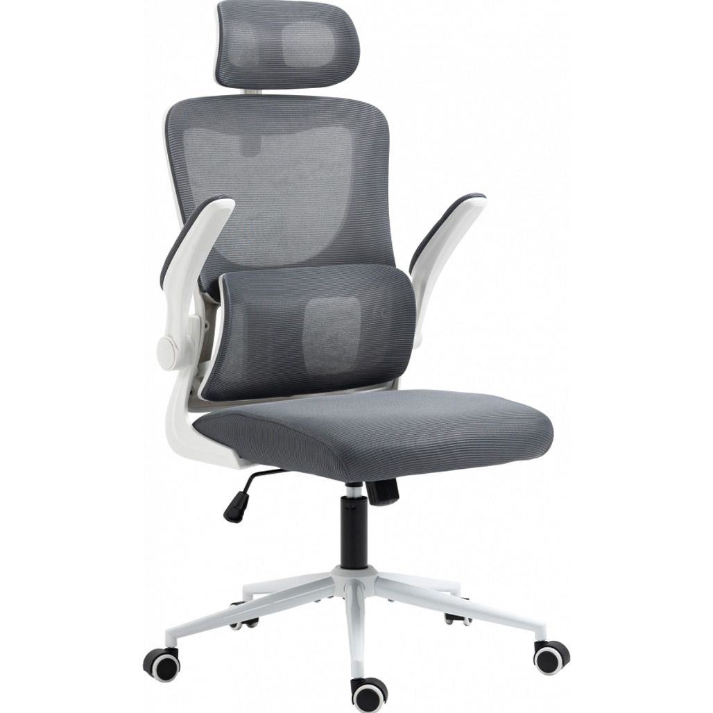 Офісне крісло GT Racer X-5728 White/Gray 
