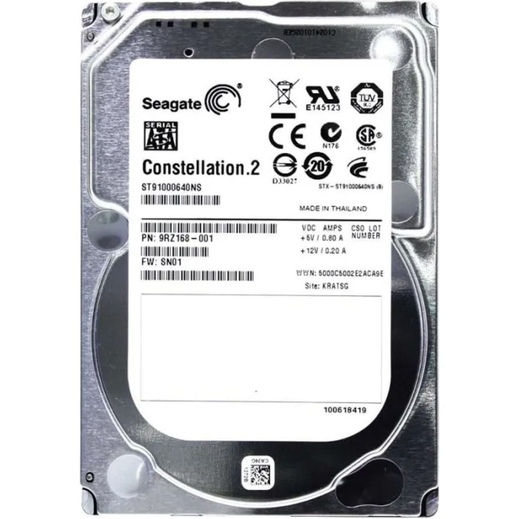 

Жесткий диск 2.5` Seagate Constellation.2 1TB SATA 64MB (ST91000640NS)