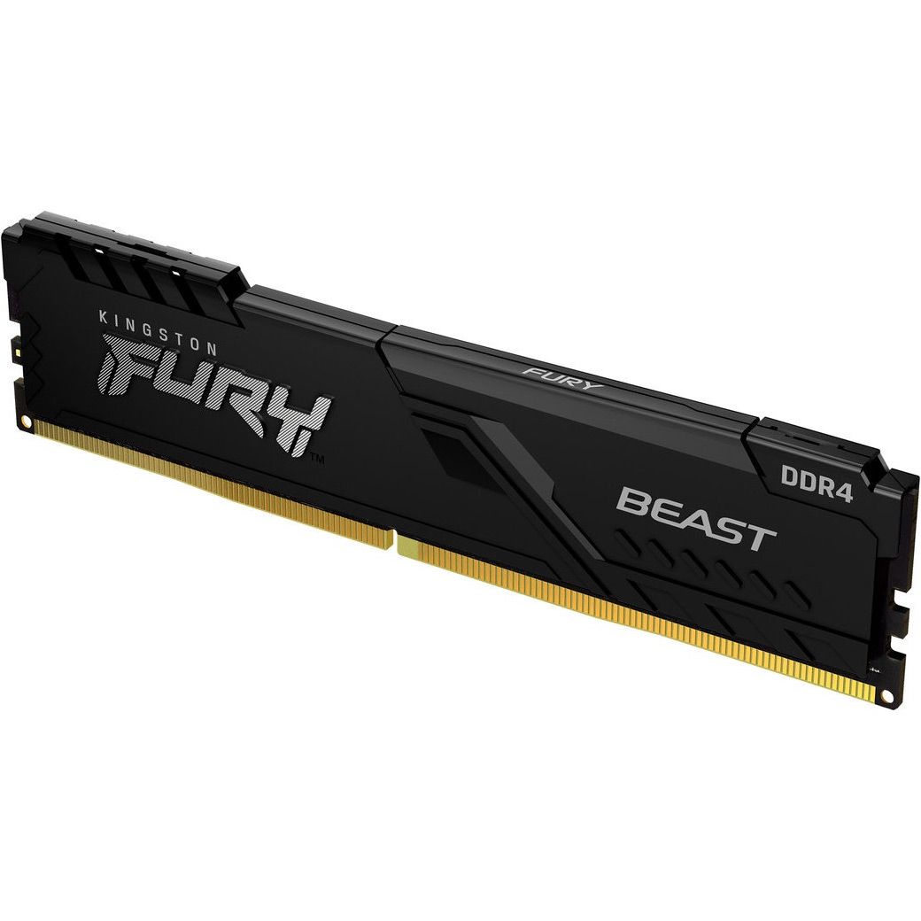 

Модуль пам'яті DDR4 Kingston FURY Beast 16GB 3200 MHz Black (KF432C16BB1/16WP)