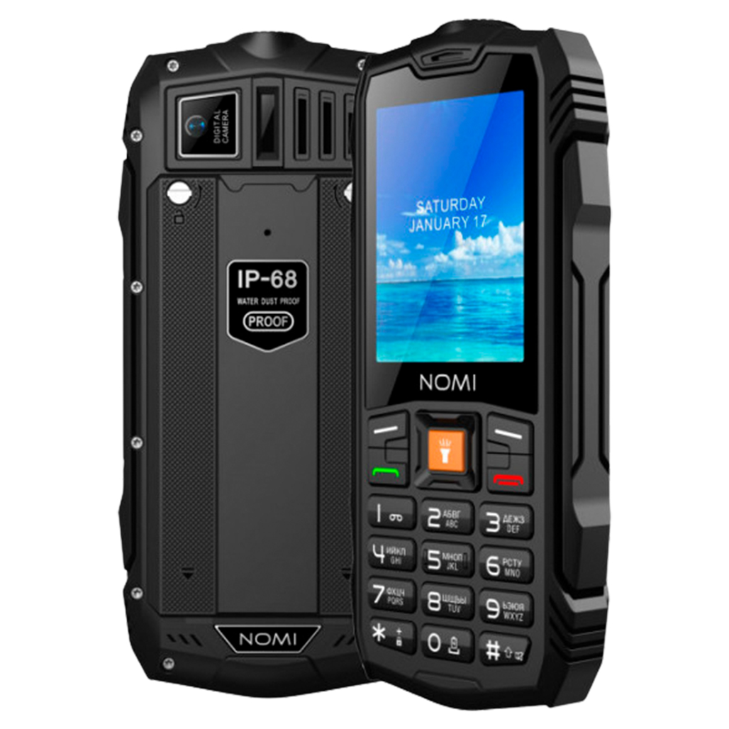 

Мобильный телефон Nomi i2450 X-Treme (Black) [56648]