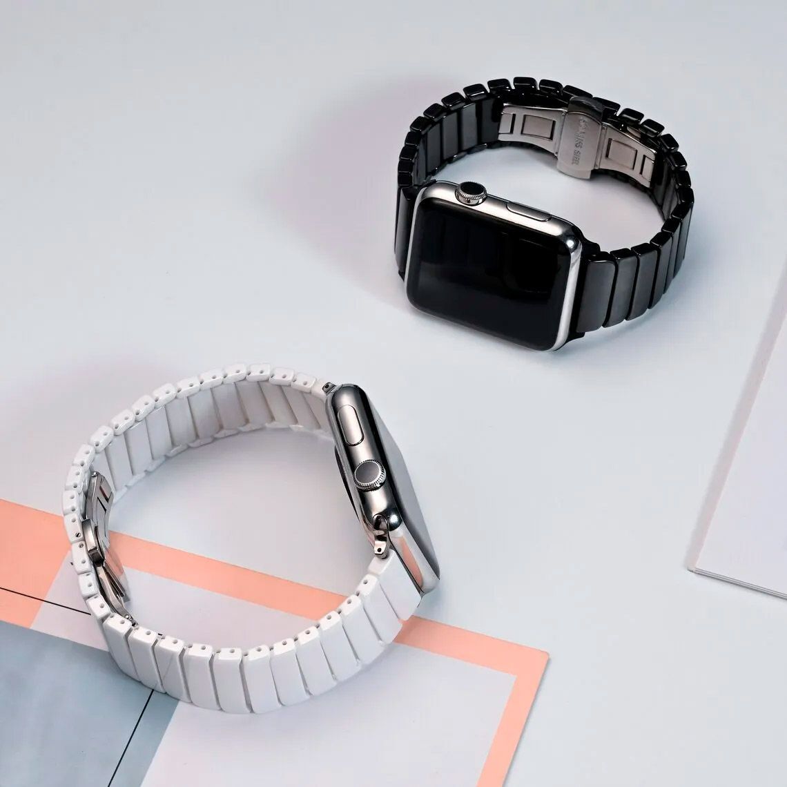 Ремінець PRC для Apple Watch 41/40/38mm Ceramic White
