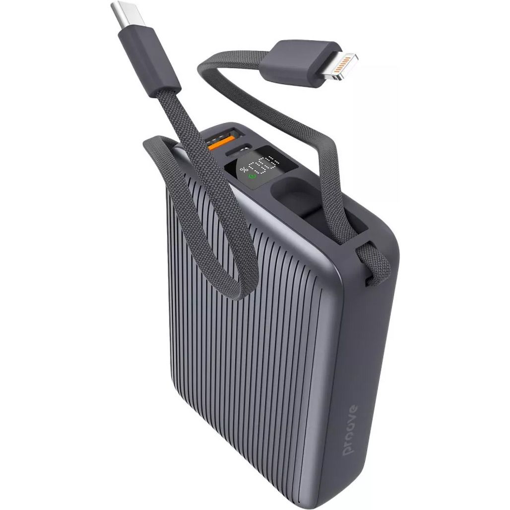 

Внешний аккумулятор Proove Moon Rock 20000mAh 22.5W Gray (PBM222012105)
