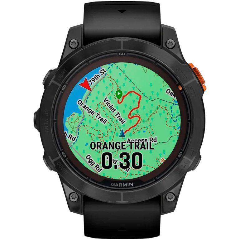 Смарт-годинник Garmin Fenix 7 Pro Solar Edition Slate Gray with Black Band (010-02777-00) 