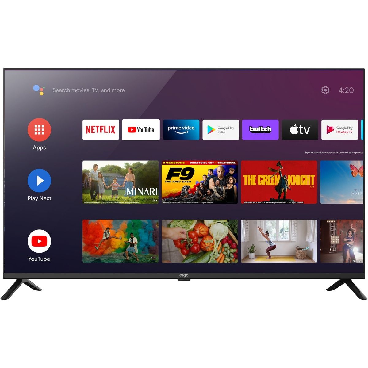 

Телевизор Ergo GUS6500 43` LCD Ultra HD 4K (43GUS6500)