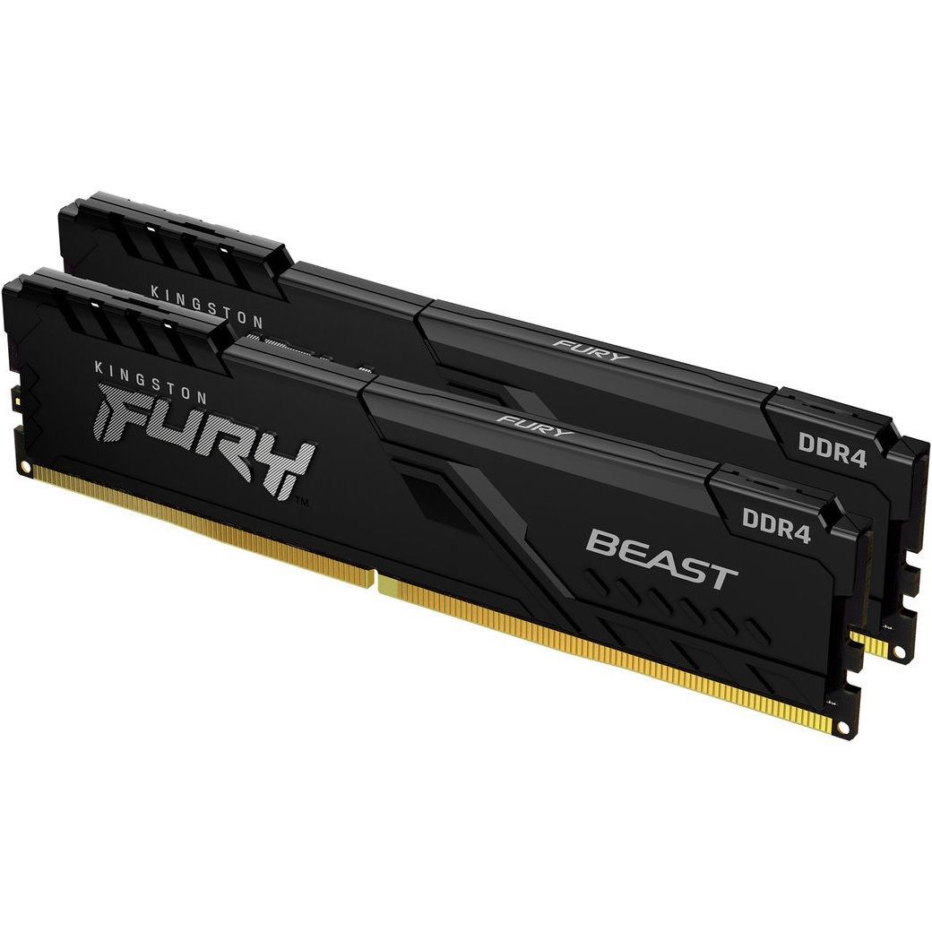 

Модуль памяти DDR4 Kingston FURY Beast 2x16GB 3200 MHz Black (KF432C16BB1K2/32WP)