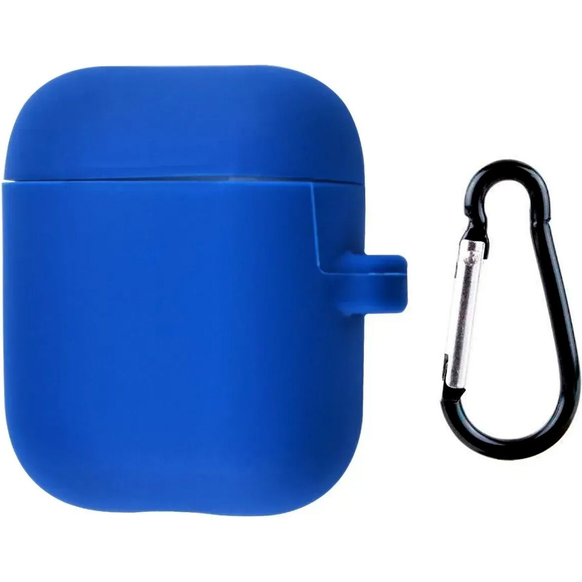 

Чехол Silicone Case + Carabine для Apple AirPods Blue