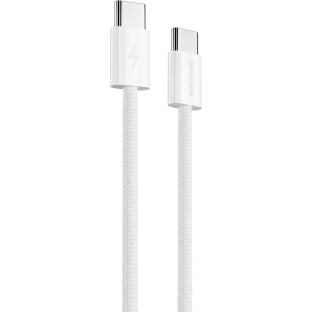 

Кабель Proove Energy Stream USB-C to USB-C 60W 1m White (CCES60002202)