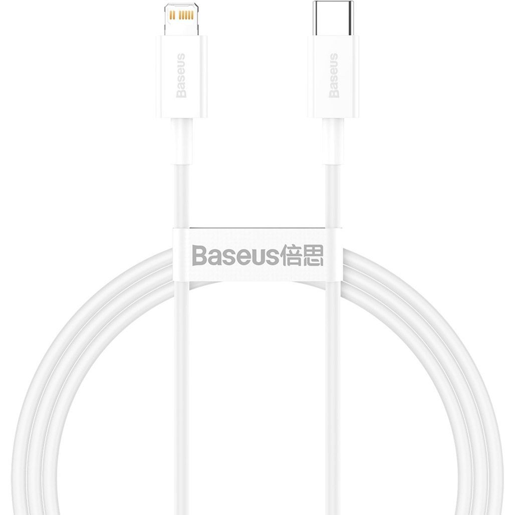 

Кабель Baseus Superior Series Fast Charging USB-C to Lightning 20W 2m White (CATLYS-C02)
