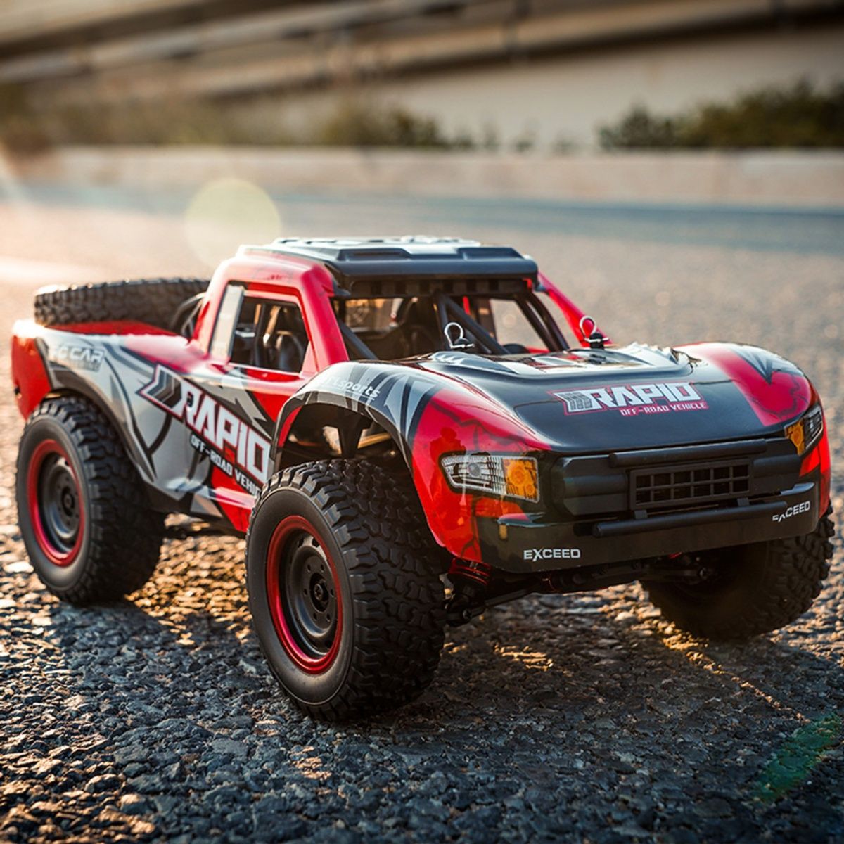 Машинка на радіокеруванні JJRC Q130-A All-wheel Drive SUV Black/Red