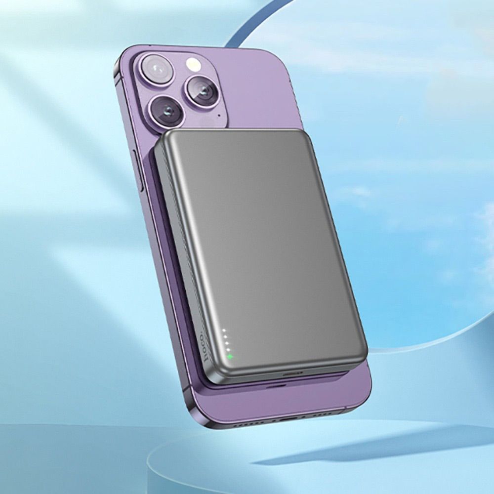 Зовнішній акумулятор Hoco Q26A Joy MagSafe 10000 mAh 20W Metal Gray 