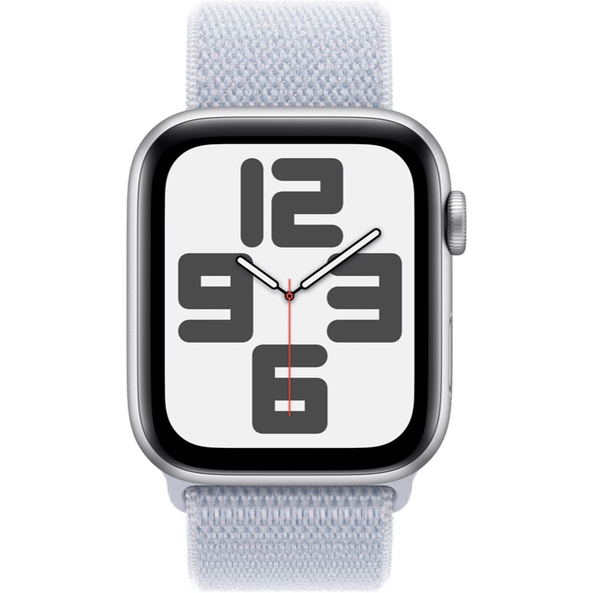 Смарт-годинник Apple Watch SE 2 GPS 44mm Silver Aluminium Case with Blue Cloud Sport Loop 2024 (MXET3)