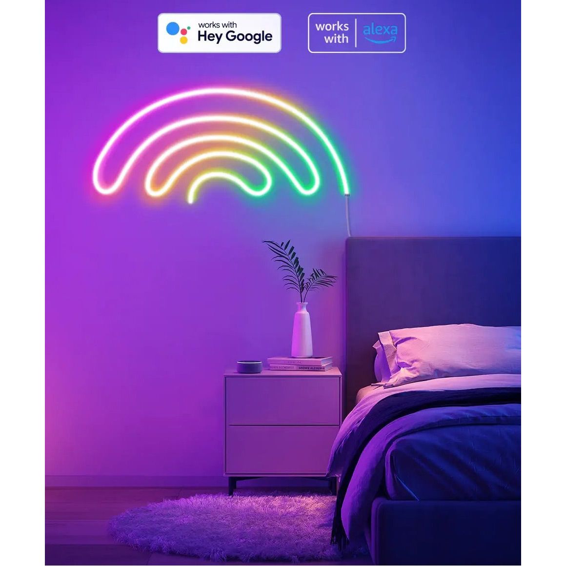 Світлодіодна стрічка Govee RGBIC Led NEON ROPE 10 m 