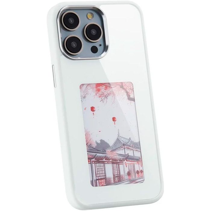 Чохол Ink Show E-ink Screen Case для Apple iPhone 15 Pro White 