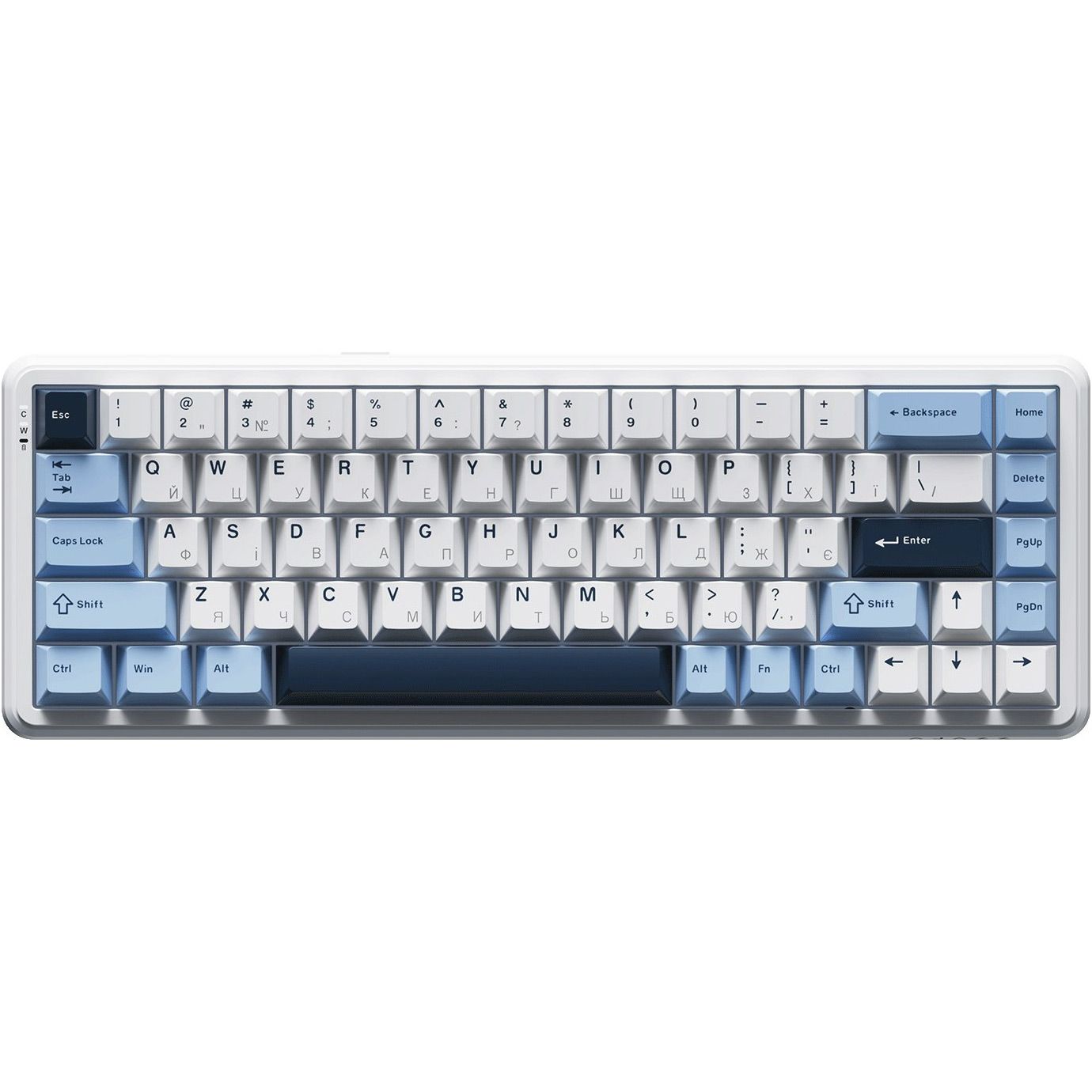 

Клавіатура Ajazz AK680 MAX Magnetic Switch Blue/White/Dark Blue (AK680-M-BWD-A)