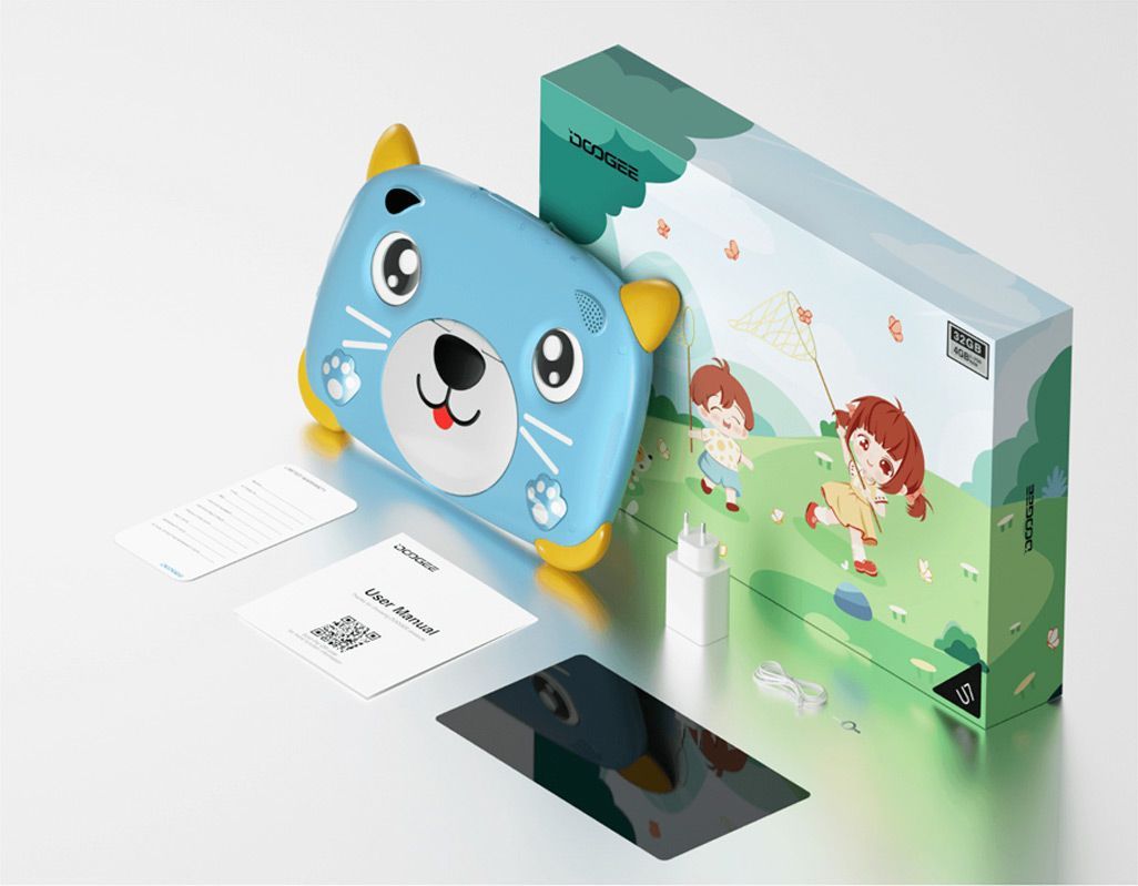 Планшет Doogee Tab U7 Kids 2/32GB WI-FI Bubblegum Blue Global EU